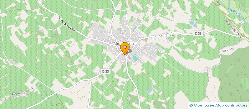 localisation de l'entreprise MONSIEUR MICHEL VIDAL  ALIGNAN-DU-VENT