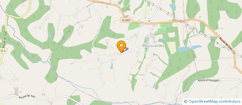 localisation de l'entreprise MONSIEUR MICHEL VIDAUCOSTE  HABAS