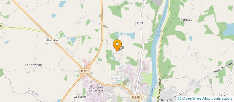 localisation de l'entreprise MONSIEUR MICHEL VIDEAUD à CONFOLENS