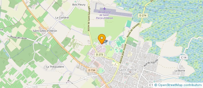 localisation de l'entreprise MONSIEUR MICHEL VIEILLERIBIERE  SAINT PIERRE D'OLERON