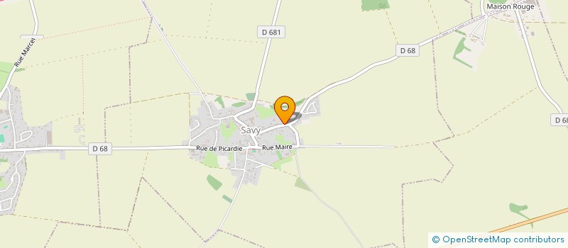 localisation de l'entreprise MONSIEUR MICHEL VIEL  SAVY