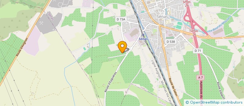 localisation de l'entreprise MONSIEUR MICHEL VIENS  SENAS