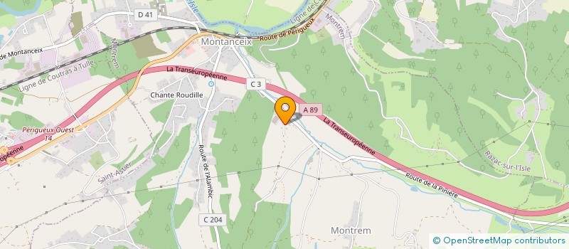 localisation de l'entreprise MONSIEUR MICHEL VIGIER  SAINT-AQUILIN