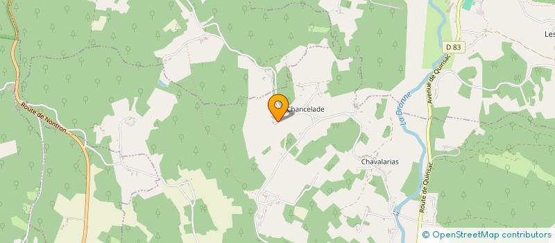 localisation de l'entreprise MONSIEUR MICHEL VIGIER  CHAMPAGNAC-DE-BELAIR