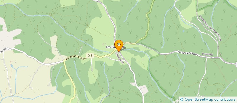 localisation de l'entreprise MONSIEUR MICHEL VIGUIE  SALVAGNAC