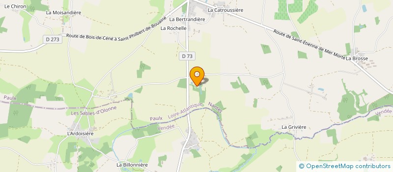 localisation de l'entreprise MONSIEUR MICHEL VILAIN  PAULX