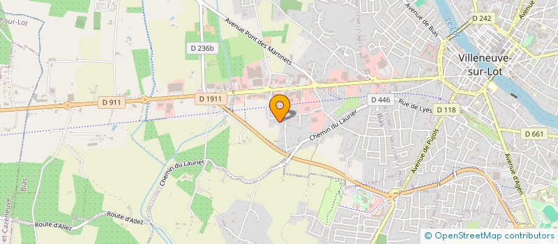 localisation de l'entreprise MONSIEUR MICHEL VILARD  BIAS