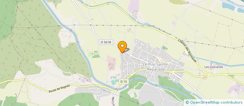 localisation de l'entreprise MONSIEUR MICHEL VILLE  LE PUY-SAINTE-REPARADE