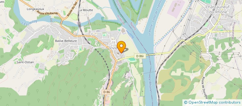 localisation de l'entreprise MONSIEUR MICHEL VILLEDIEU  VIVIERS