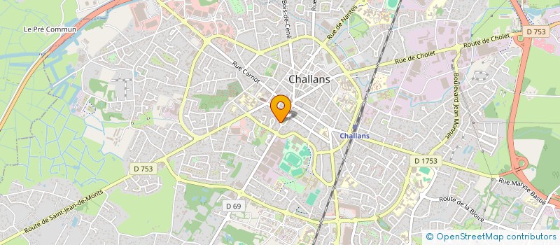 localisation de l'entreprise MONSIEUR MICHEL VILLEGER à CHALLANS