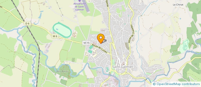 localisation de l'entreprise MONSIEUR MICHEL VILLEMAGNE  SAINT-GALMIER