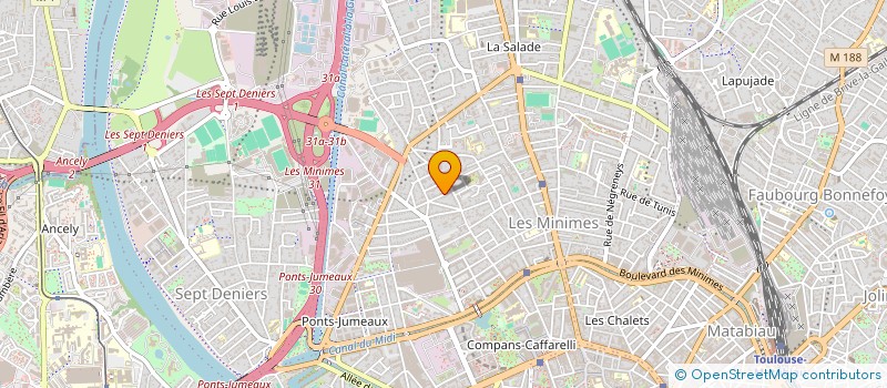 localisation de l'entreprise MONSIEUR MICHEL VILLEMUR  TOULOUSE