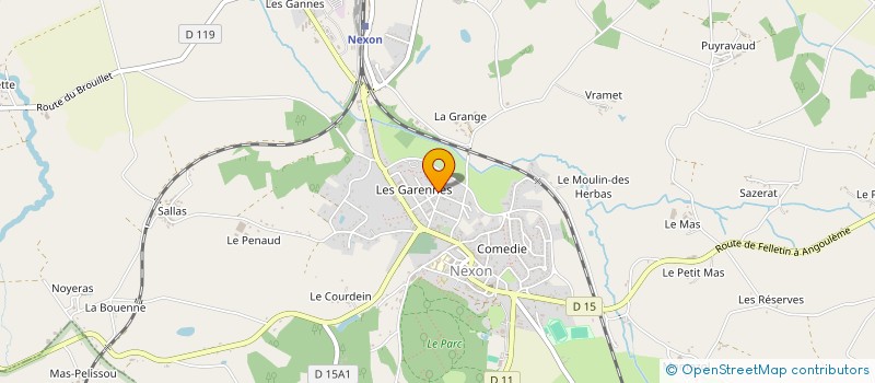 localisation de l'entreprise MONSIEUR MICHEL VILLENEUVE à NEXON