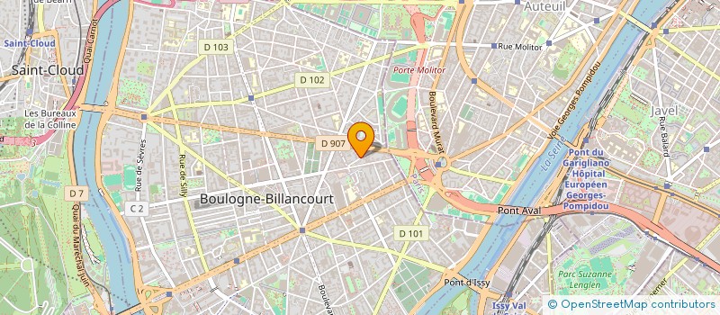 localisation de l'entreprise MONSIEUR MICHEL VINCENT à BOULOGNE-BILLANCOURT
