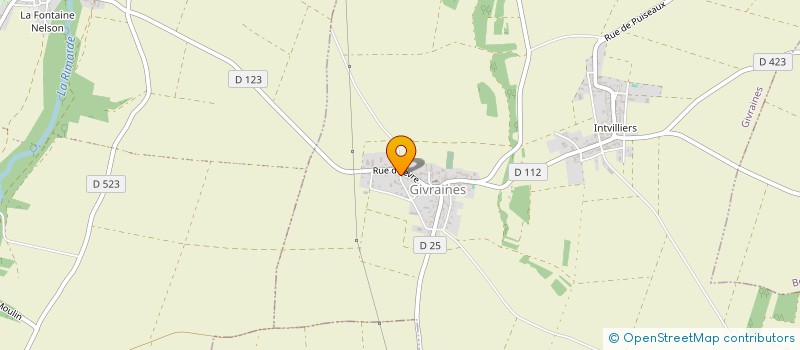 localisation de l'entreprise MONSIEUR MICHEL VINCENT  GIVRAINES