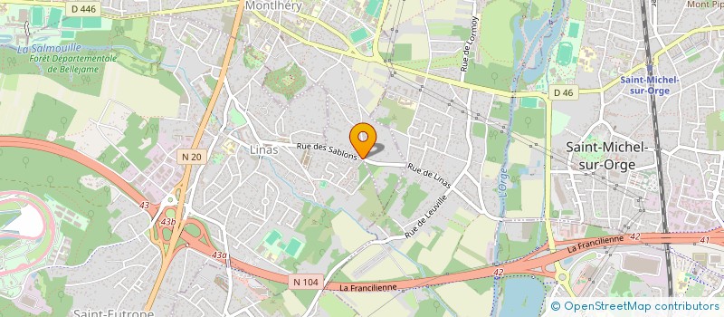 localisation de l'entreprise MONSIEUR MICHEL VINGERDER  AUVERS-SAINT-GEORGES