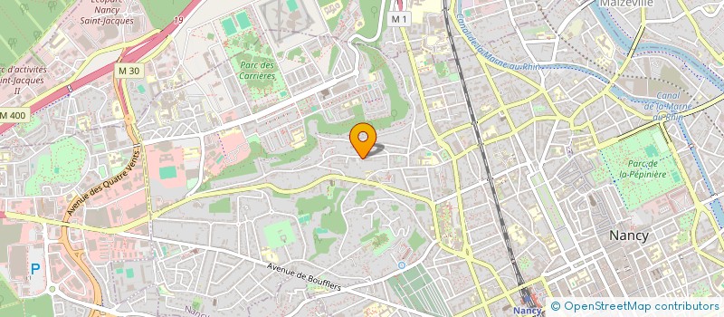 localisation de l'entreprise MONSIEUR MICHEL VINOT  NANCY