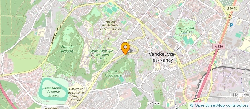 localisation de l'entreprise MONSIEUR MICHEL VISCONTI  VANDUVRE-LES-NANCY