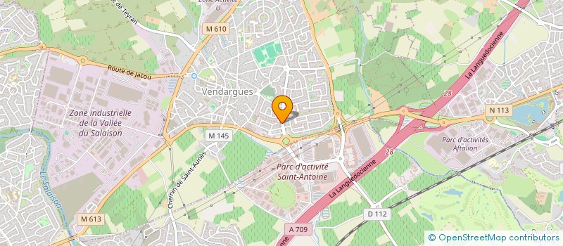 localisation de l'entreprise MONSIEUR MICHEL VITAL à VENDARGUES