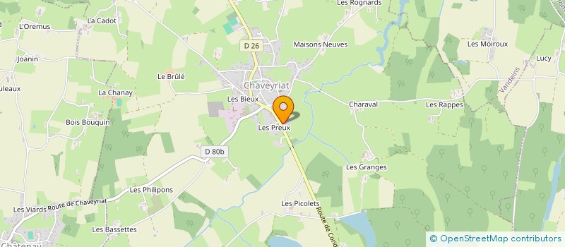 localisation de l'entreprise MONSIEUR MICHEL VOISIN à VANDEINS