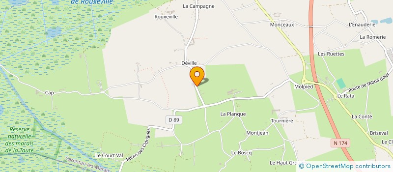 localisation de l'entreprise MONSIEUR MICHEL VOISIN  CARENTAN-LES-MARAIS