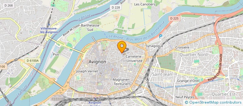 localisation de l'entreprise MONSIEUR MICHEL VOLATRON à AVIGNON