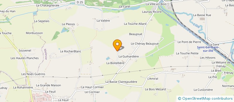 localisation de l'entreprise MONSIEUR MICHEL VOLEON  MELESSE