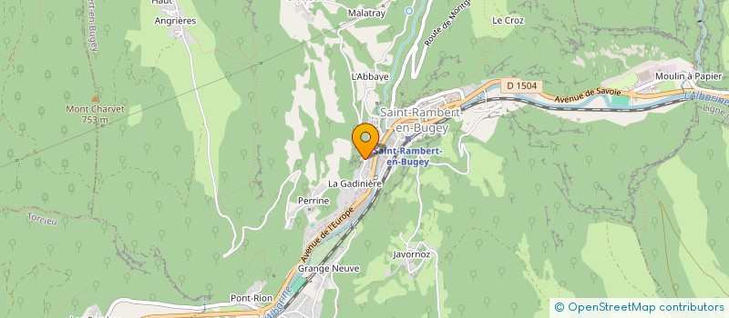 localisation de l'entreprise MONSIEUR MICHEL VOLO à SAINT-RAMBERT-EN-BUGEY