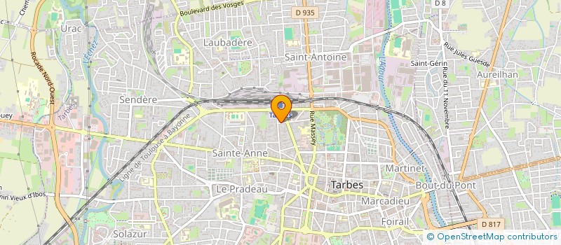 localisation de l'entreprise MONSIEUR MICHEL VOLTAS  TARBES