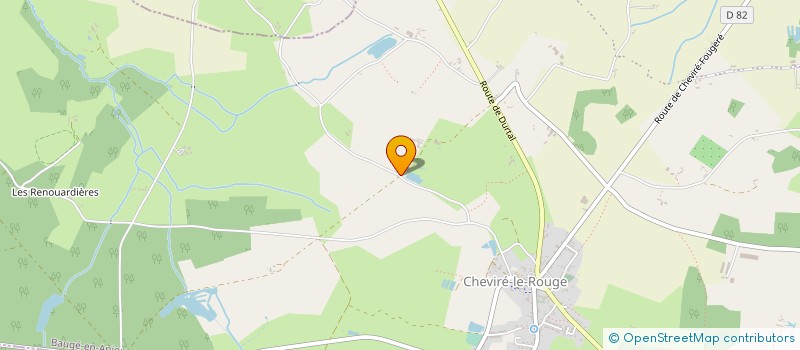 localisation de l'entreprise MONSIEUR MICHEL VOLUETTE  BAUGE-EN-ANJOU