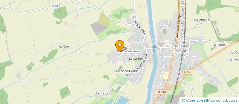 localisation de l'entreprise MONSIEUR MICHEL VONNET  DANGE-SAINT-ROMAIN