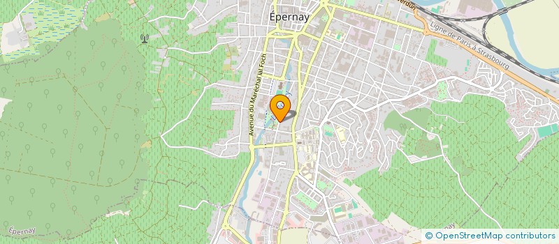 localisation de l'entreprise MONSIEUR MICHEL VROMAN  EPERNAY