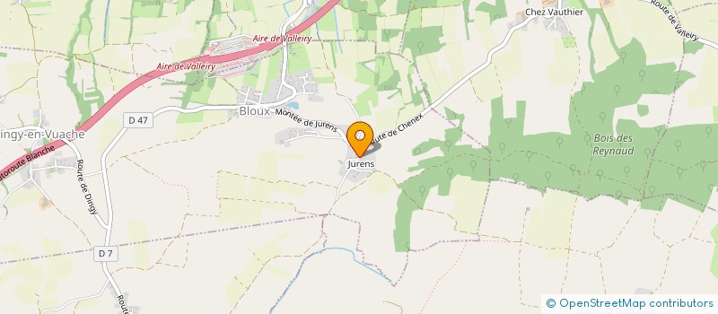 localisation de l'entreprise MONSIEUR MICHEL VUICHARD  DINGY-EN-VUACHE