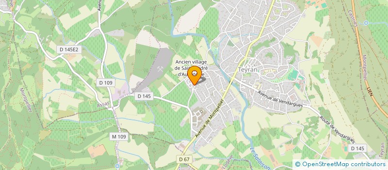 localisation de l'entreprise MONSIEUR MICHEL VUILLE  TEYRAN