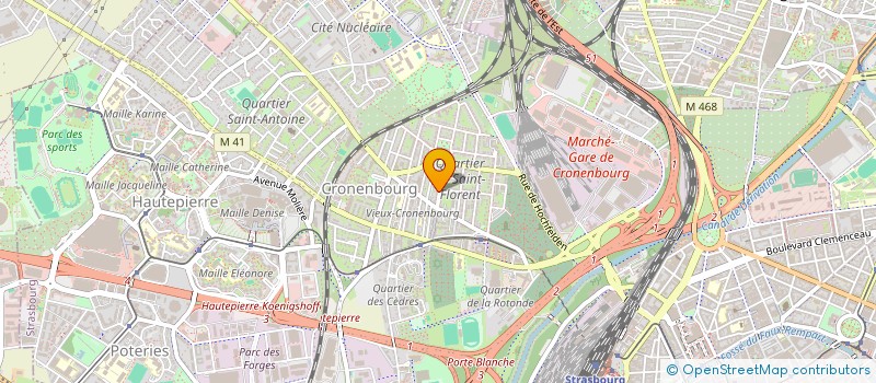 localisation de l'entreprise MONSIEUR MICHEL VUILLEMEY à STRASBOURG