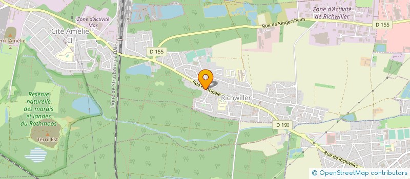 localisation de l'entreprise MONSIEUR MICHEL WACHBAR  RICHWILLER