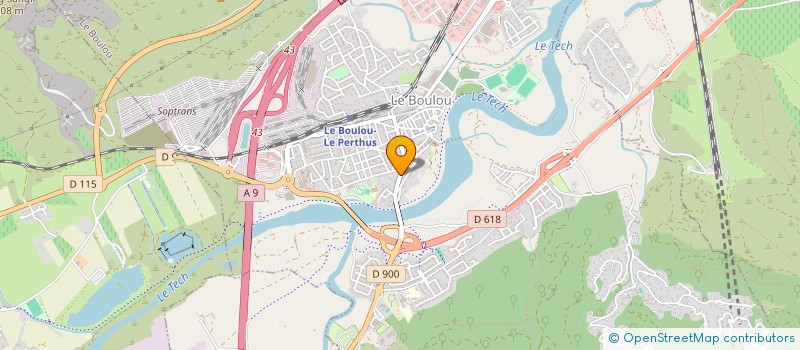 localisation de l'entreprise MONSIEUR MICHEL WAFELLMAN  LE BOULOU