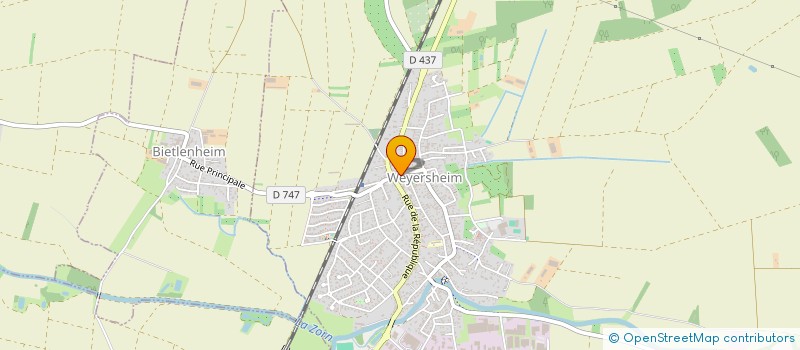 localisation de l'entreprise MONSIEUR MICHEL WALCH  WEYERSHEIM