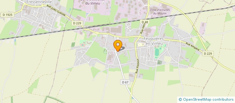 localisation de l'entreprise MONSIEUR MICHEL WATTRE  FEUQUIERES-EN-VIMEU