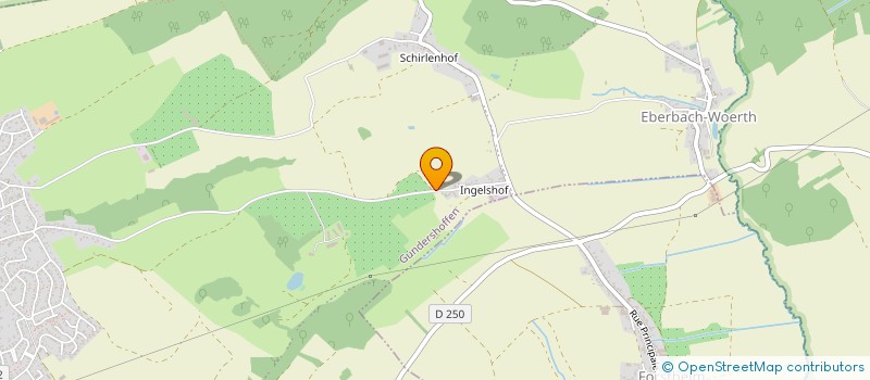 localisation de l'entreprise MONSIEUR MICHEL WEBER  GUNDERSHOFFEN