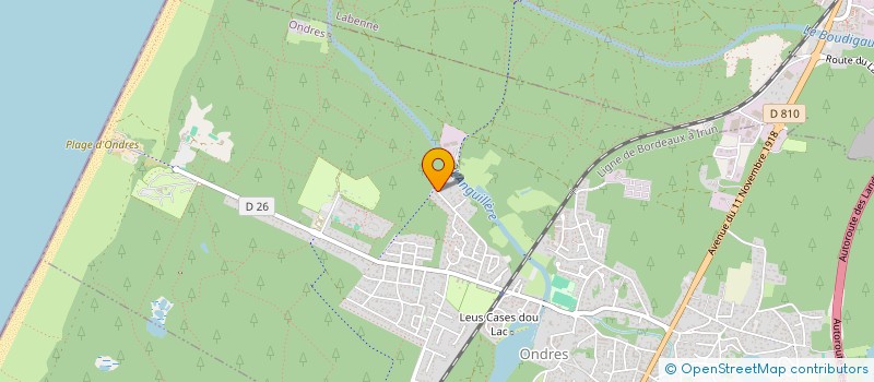 localisation de l'entreprise MONSIEUR MICHEL WEGRZYN  ONDRES