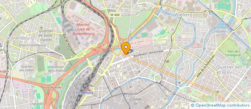 localisation de l'entreprise MONSIEUR MICHEL WEIL à STRASBOURG