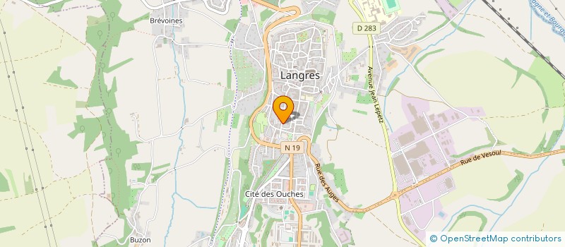 localisation de l'entreprise MONSIEUR MICHEL WEIN à LANGRES