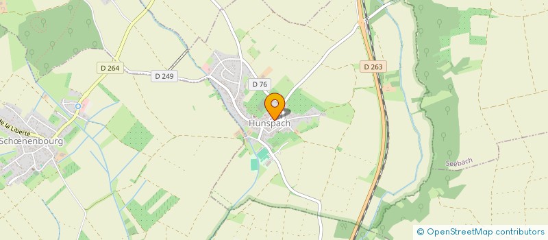 localisation de l'entreprise MONSIEUR MICHEL WEINGAERTNER  HUNSPACH