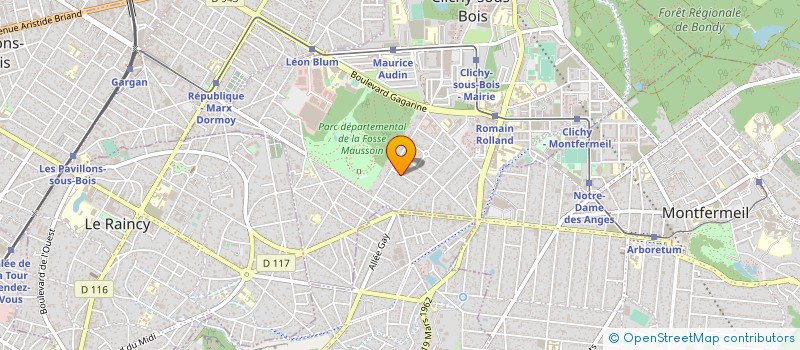 localisation de l'entreprise MONSIEUR MICHEL WEIS à CLICHY-SOUS-BOIS