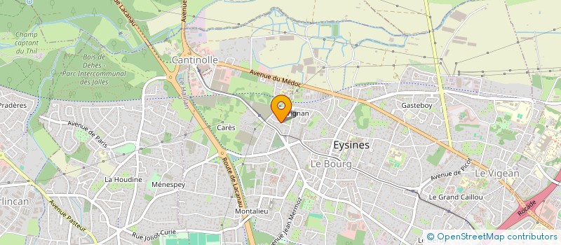 localisation de l'entreprise MONSIEUR MICHEL WEIS  EYSINES