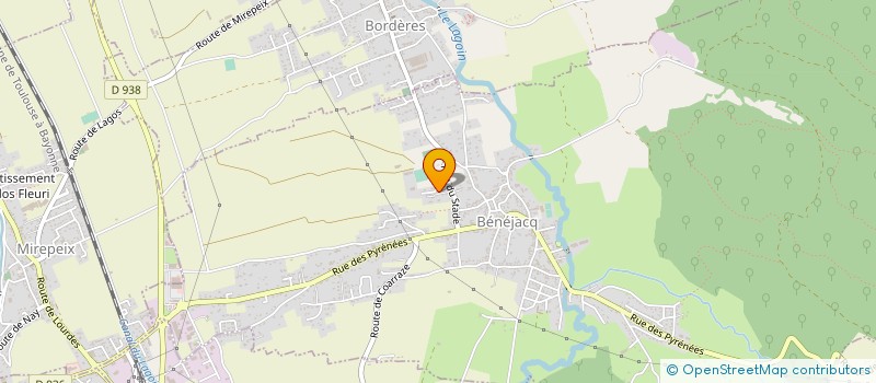 localisation de l'entreprise MONSIEUR MICHEL WEISS  BENEJACQ