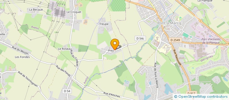 localisation de l'entreprise MONSIEUR MICHEL WILLEMOT  AVELIN