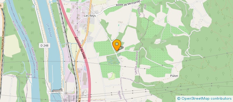 localisation de l'entreprise MONSIEUR MICHEL WINAUD-TUMBACH  LORIOL-SUR-DROME