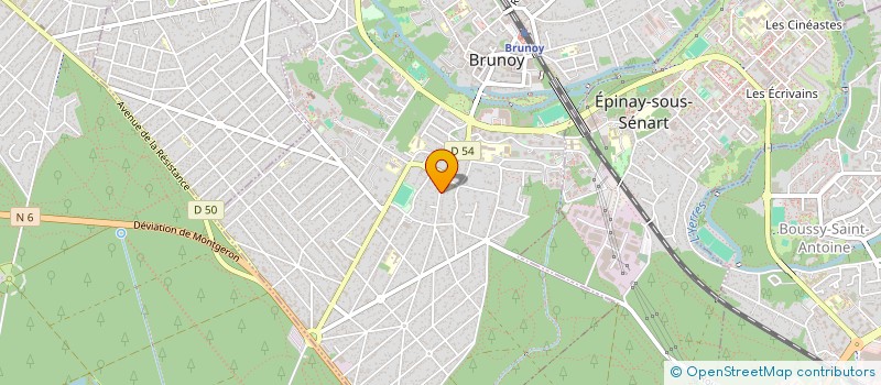 localisation de l'entreprise MONSIEUR MICHEL WINTHROP  BRUNOY